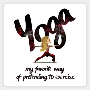 Favorite Pretend Exercise Sticker